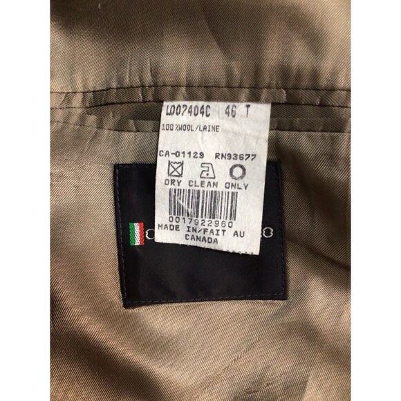 Conte di Milano Mens 46T 3 Button Wool Blazer Jacket SportCoat - Picture 8 of 11